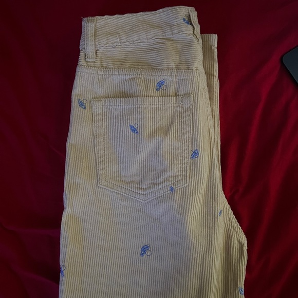 Cream pants with little mushrooms - Picture 4 of 4